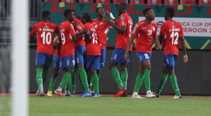 Guiena fans celebrate their win during the 2023 Africa Cup of Nations match between Guinea and Gambia at Charles Konan Banny Stadium in Yamoussoukro, Cote d’Ivoire on 19 January 2024 – Photo by Icon Sport Six dead in Conakry after Guinea’s victory against Gambia